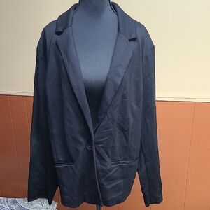 Ashley Stewart Classic Black Blazer